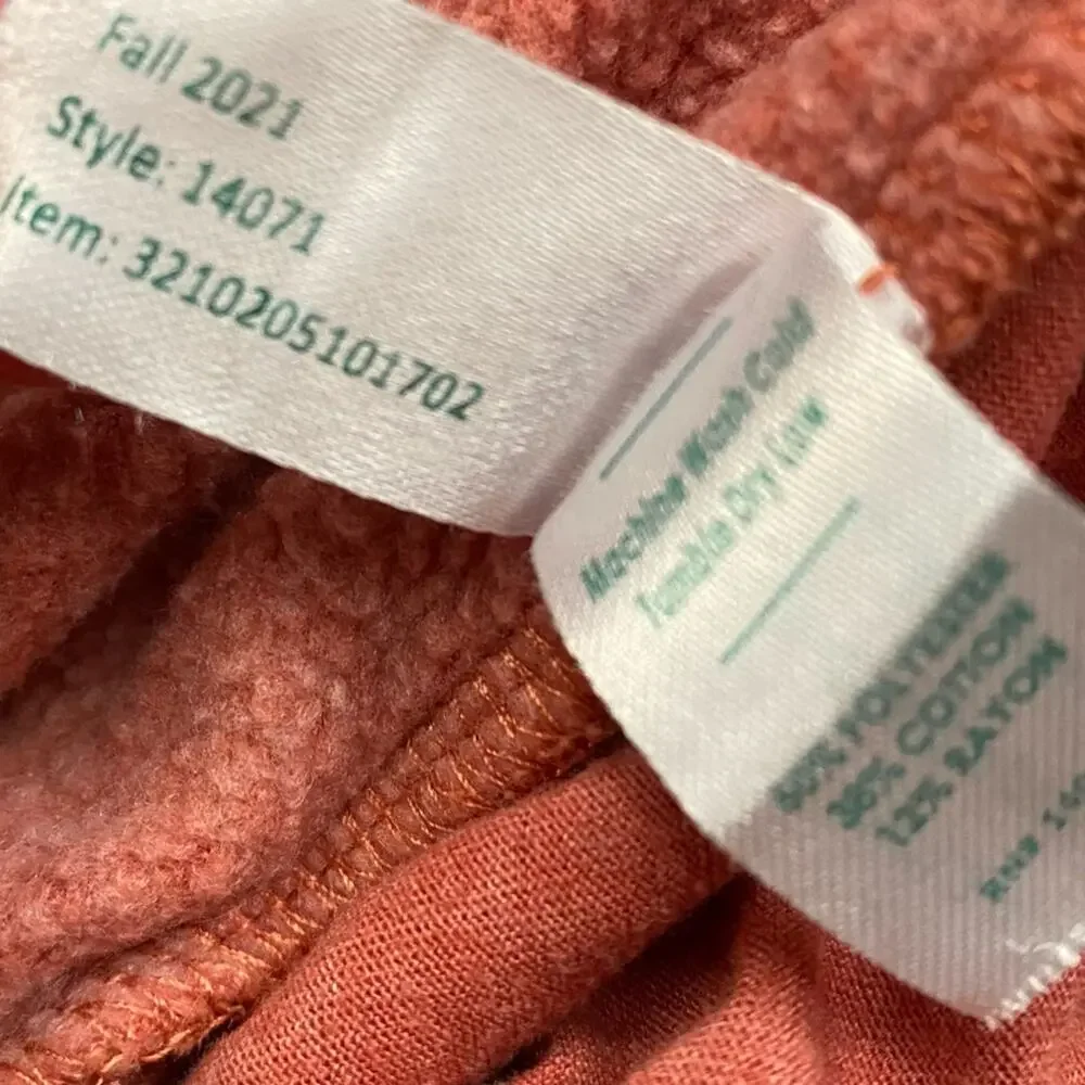 Marine Layer Orange Jogger XS EUC